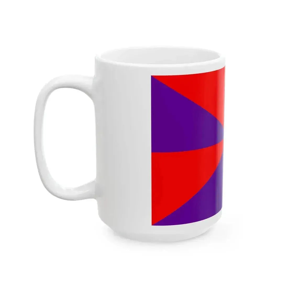 23FlagdiagonalGyronny8PR (Portugal) White Coffee Mug - Go Mug Yourself