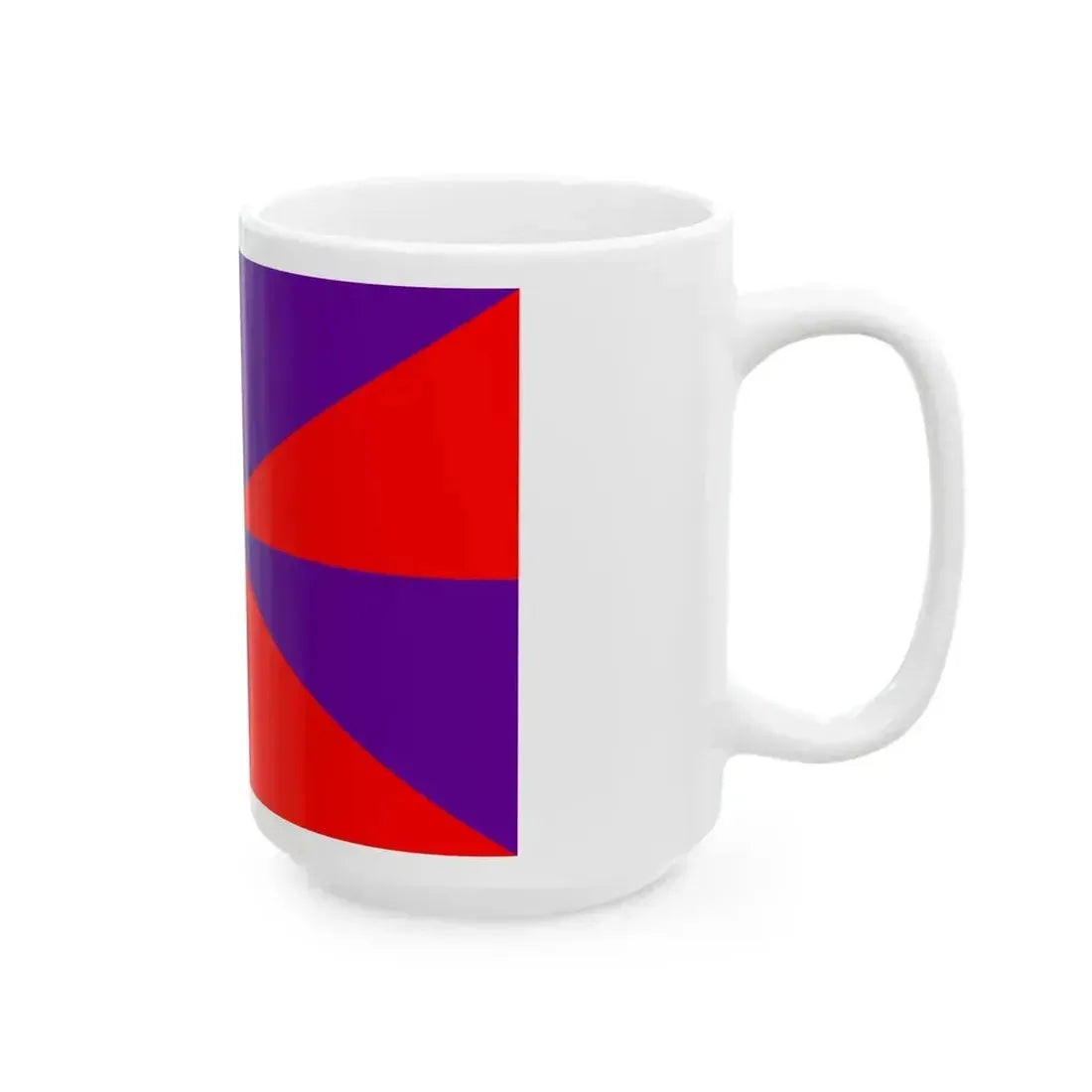 23FlagdiagonalGyronny8PR (Portugal) White Coffee Mug - Go Mug Yourself