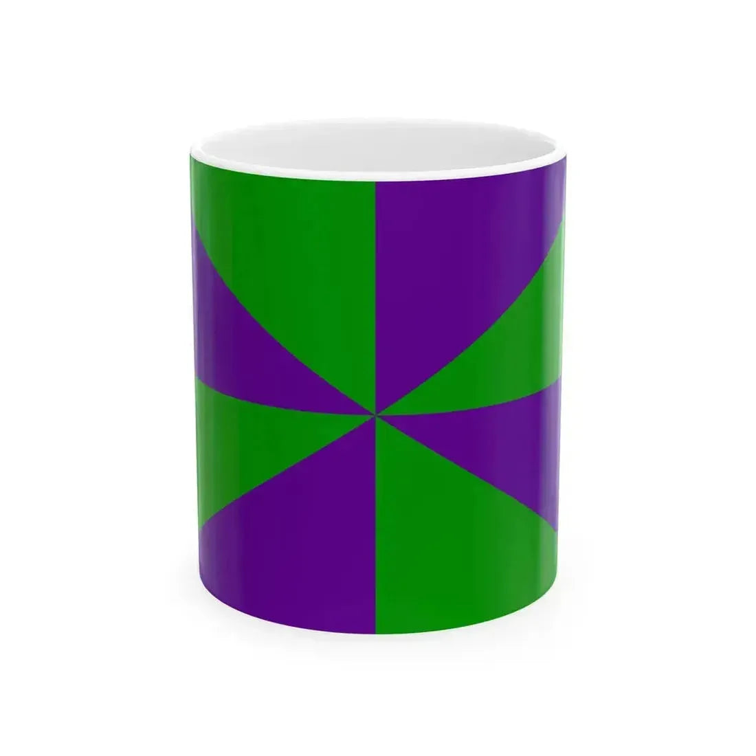 23FlagdiagonalGyronny8PV (Portugal) White Coffee Mug 11oz - Go Mug Yourself