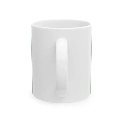 23FlagdiagonalGyronny8PV (Portugal) White Coffee Mug - Go Mug Yourself