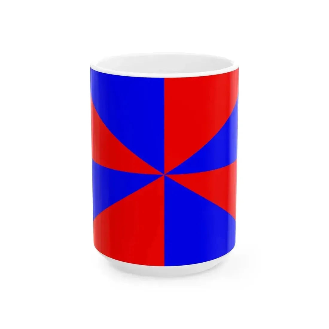 23FlagdiagonalGyronny8RB (Portugal) White Coffee Mug - Go Mug Yourself