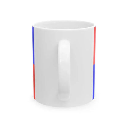 23FlagdiagonalGyronny8RB (Portugal) White Coffee Mug - Go Mug Yourself