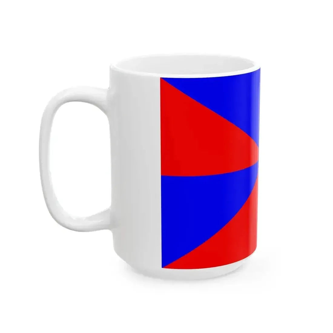 23FlagdiagonalGyronny8RB (Portugal) White Coffee Mug - Go Mug Yourself
