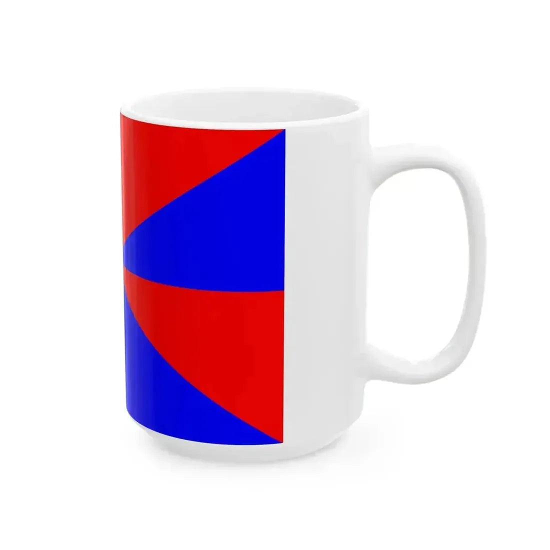 23FlagdiagonalGyronny8RB (Portugal) White Coffee Mug - Go Mug Yourself