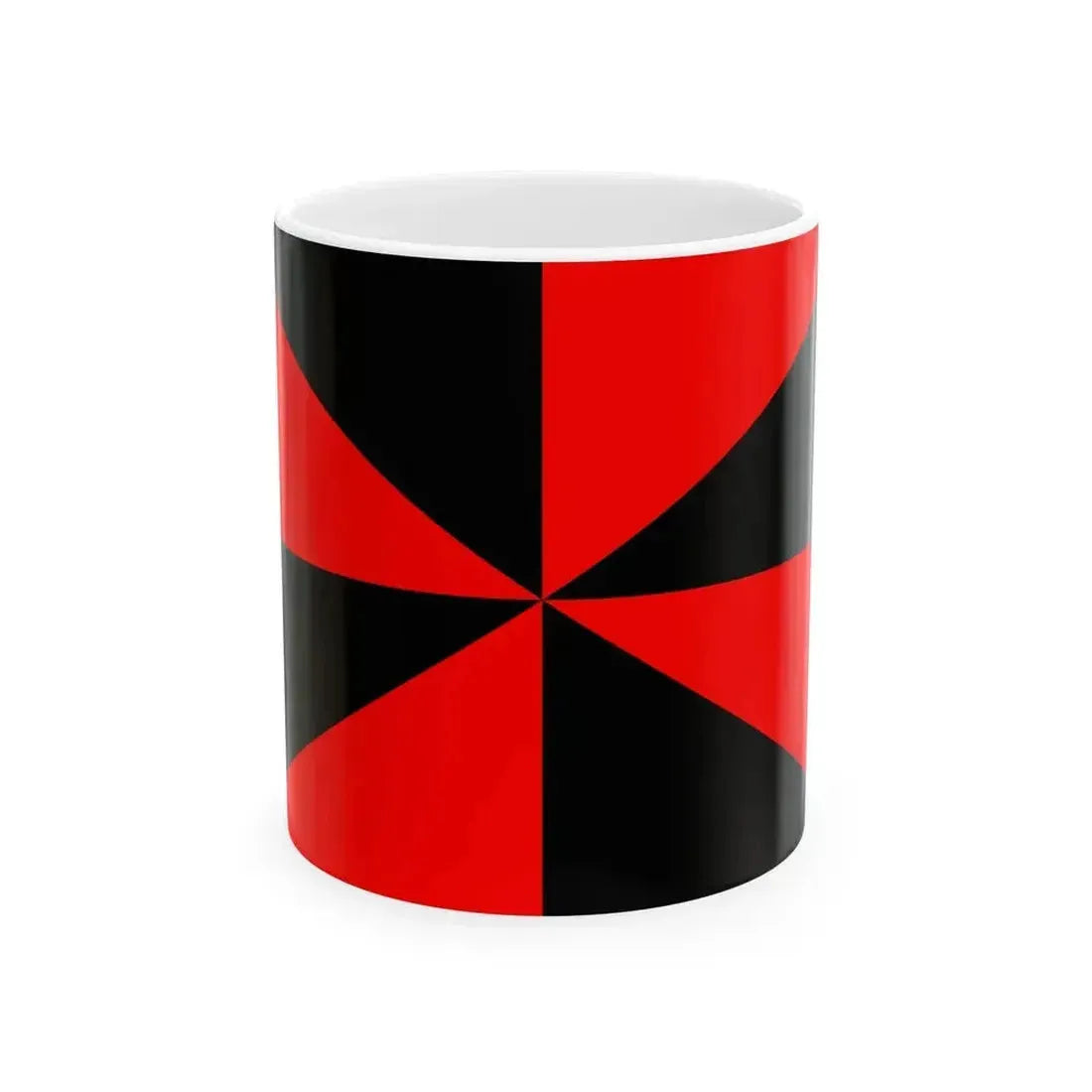 23FlagdiagonalGyronny8RN (Portugal) White Coffee Mug 11oz - Go Mug Yourself