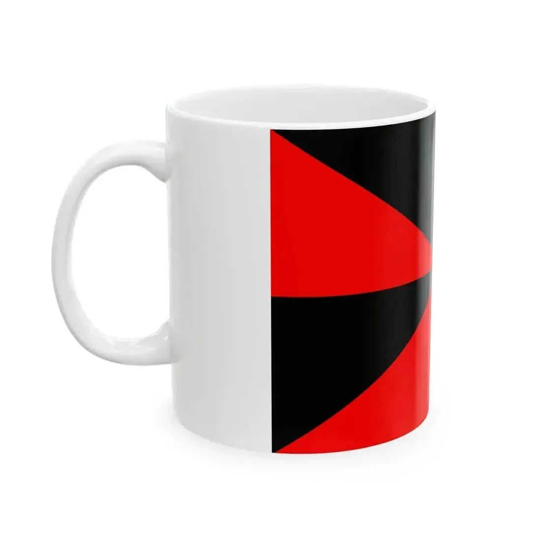 23FlagdiagonalGyronny8RN (Portugal) White Coffee Mug - Go Mug Yourself