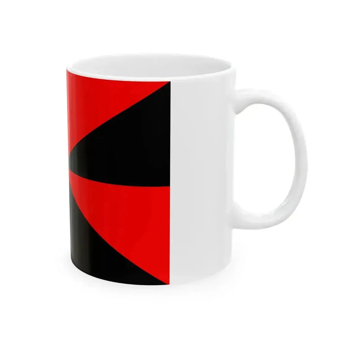 23FlagdiagonalGyronny8RN (Portugal) White Coffee Mug - Go Mug Yourself