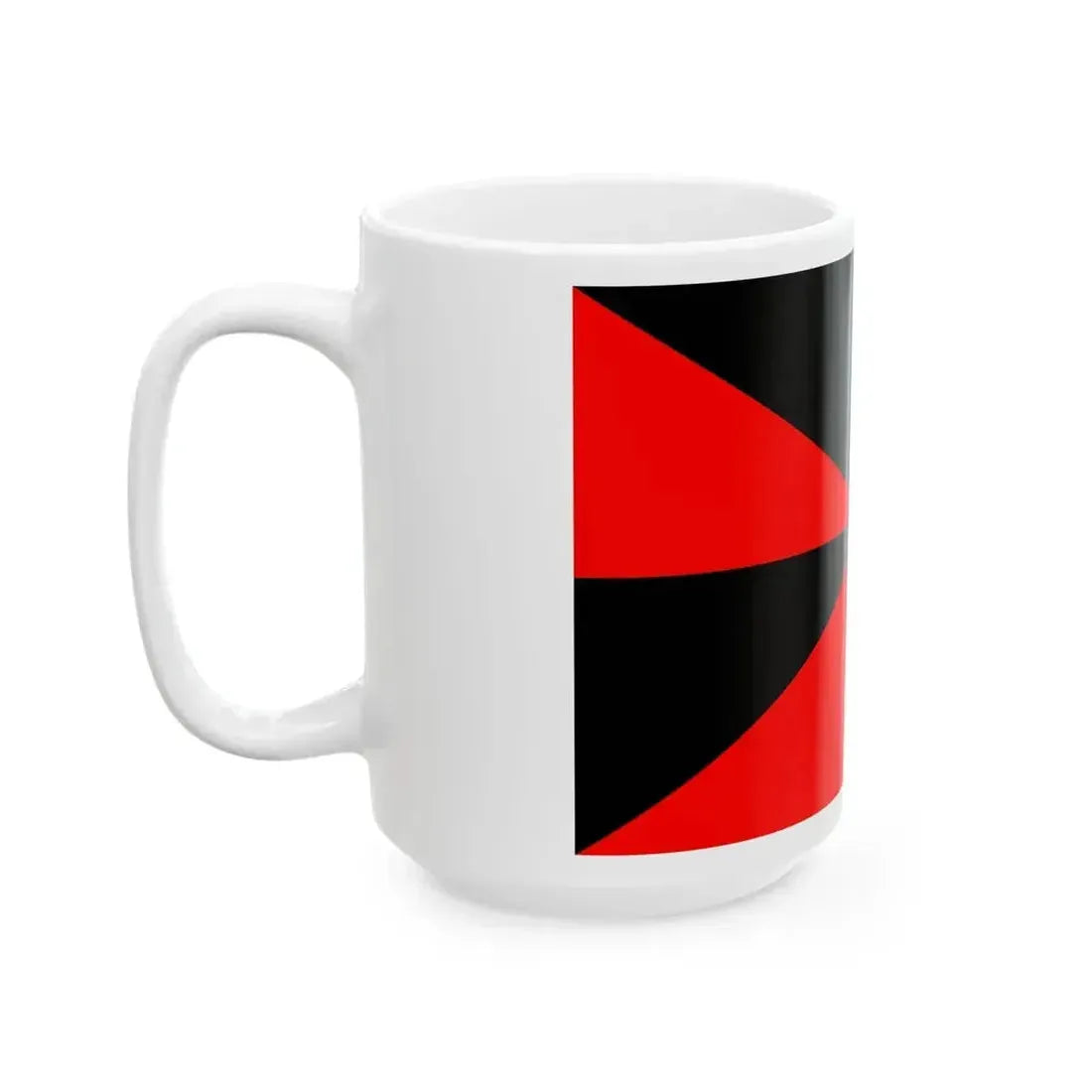 23FlagdiagonalGyronny8RN (Portugal) White Coffee Mug - Go Mug Yourself