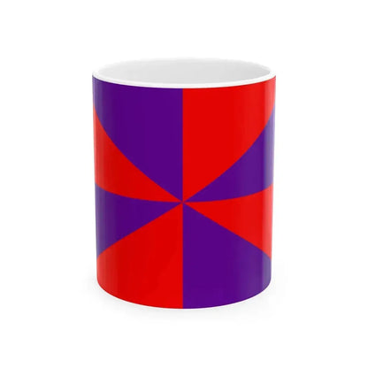 23FlagdiagonalGyronny8RP (Portugal) White Coffee Mug 11oz - Go Mug Yourself