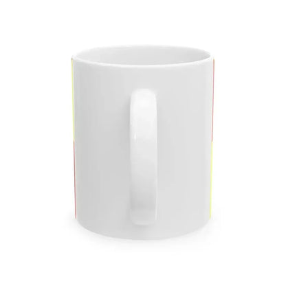 23FlagdiagonalGyronny8RY (Portugal) White Coffee Mug - Go Mug Yourself