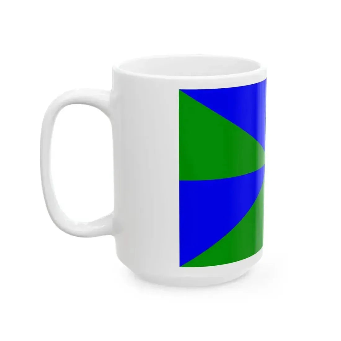 23FlagdiagonalGyronny8VB (Portugal) White Coffee Mug - Go Mug Yourself