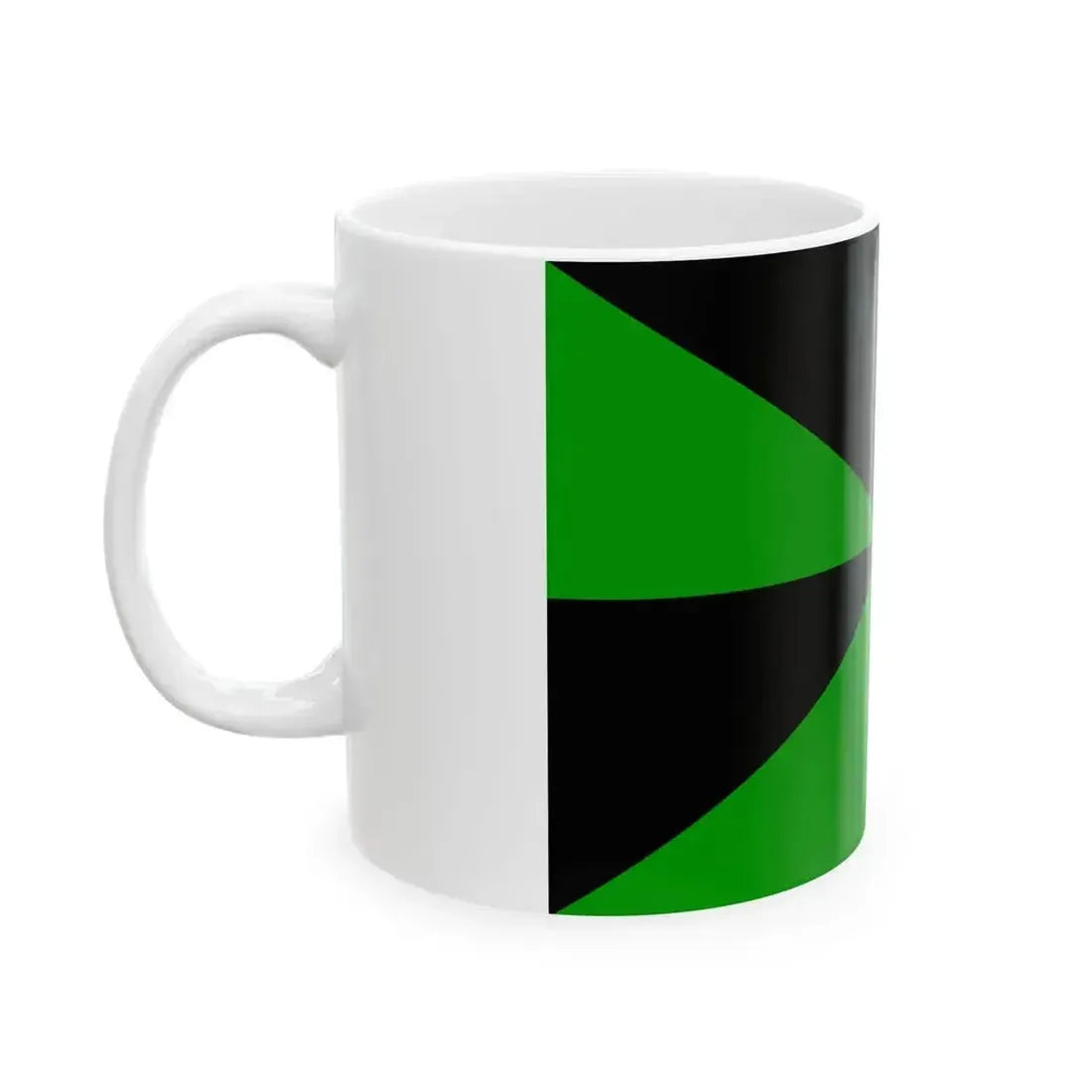 23FlagdiagonalGyronny8VN (Portugal) White Coffee Mug - Go Mug Yourself