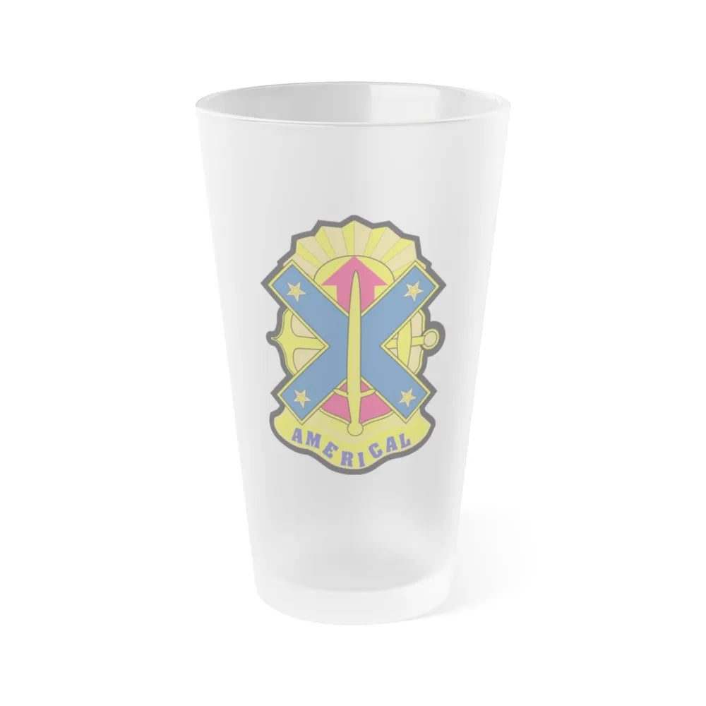 23rd Infantry Division 2 (U.S. Army) Frosted Pint Glass 16oz-Go Mug Yourself