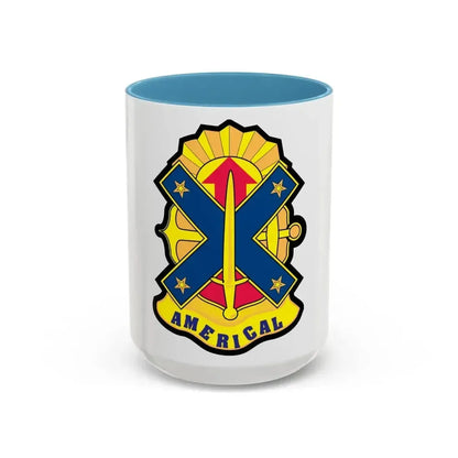 23rd Infantry Division 2 (U.S. Army) Accent Coffee Mug 15oz Light Blue - Go Mug Yourself