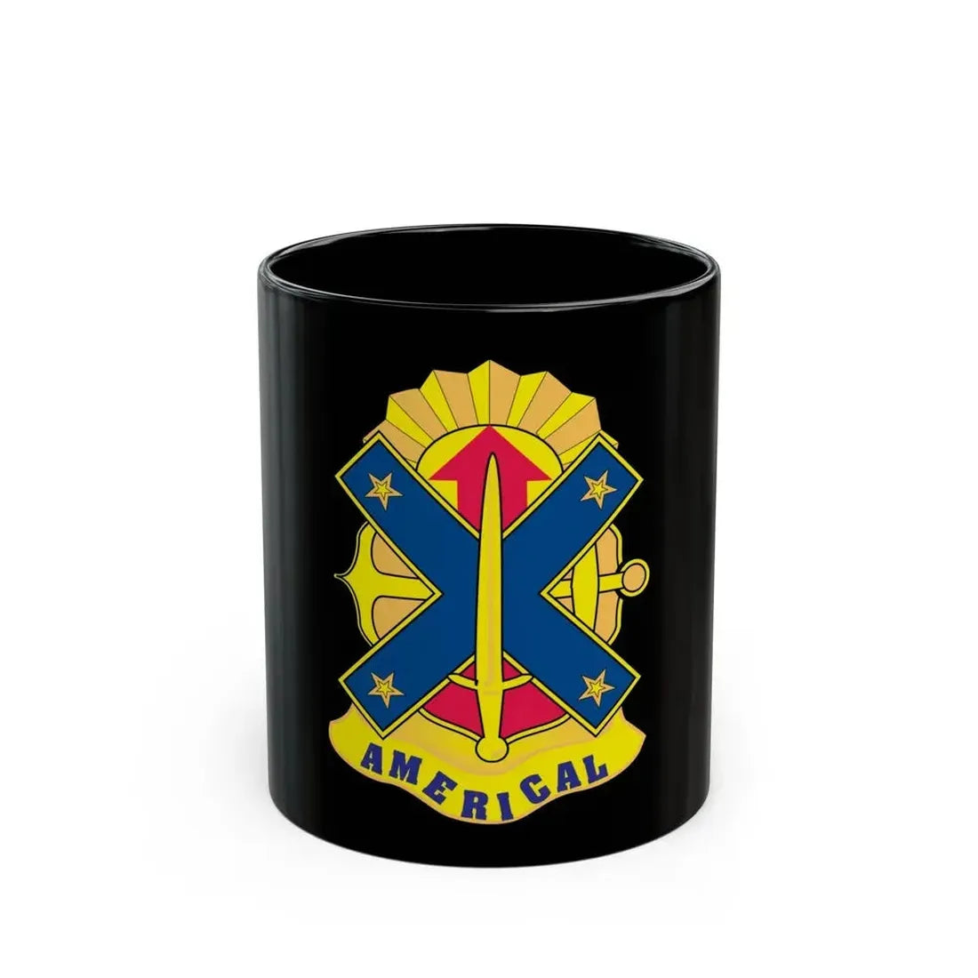 23rd Infantry Division 2 (U.S. Army) Black Coffee Mug 11oz - Go Mug Yourself