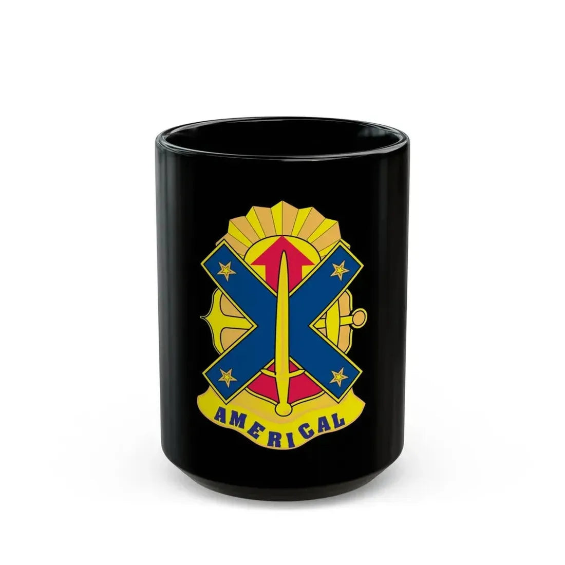 23rd Infantry Division 2 (U.S. Army) Black Coffee Mug 15oz - Go Mug Yourself