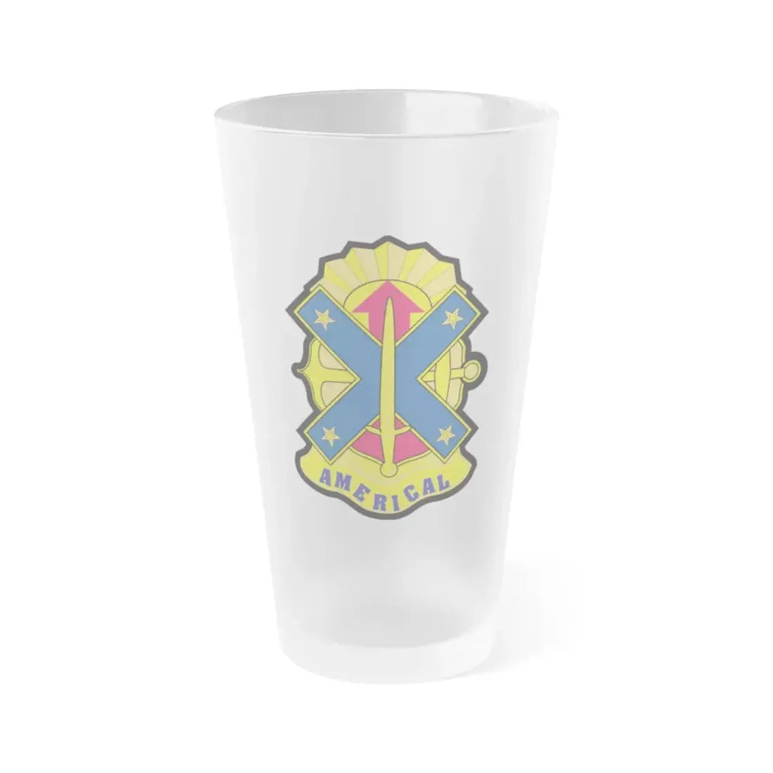 23rd Infantry Division 2 (U.S. Army) Frosted Pint Glass 16oz Default Title - Go Mug Yourself
