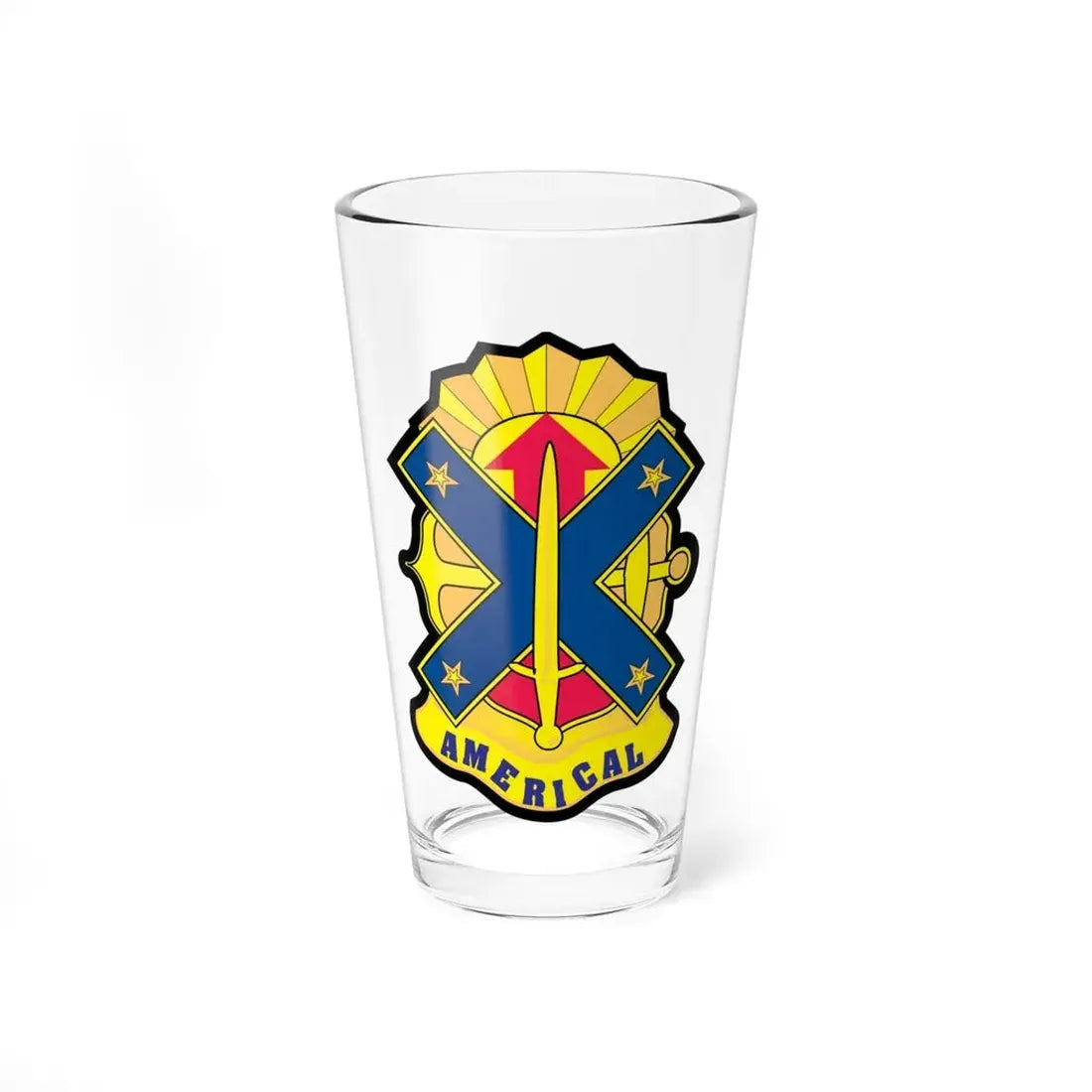 23rd Infantry Division 2 (U.S. Army) Pint Glass 16oz 16oz - Go Mug Yourself