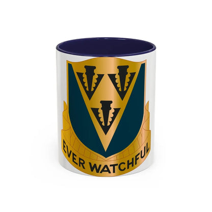 24 Aviation Regiment (U.S. Army) Accent Coffee Mug-11oz-Navy-Go Mug Yourself