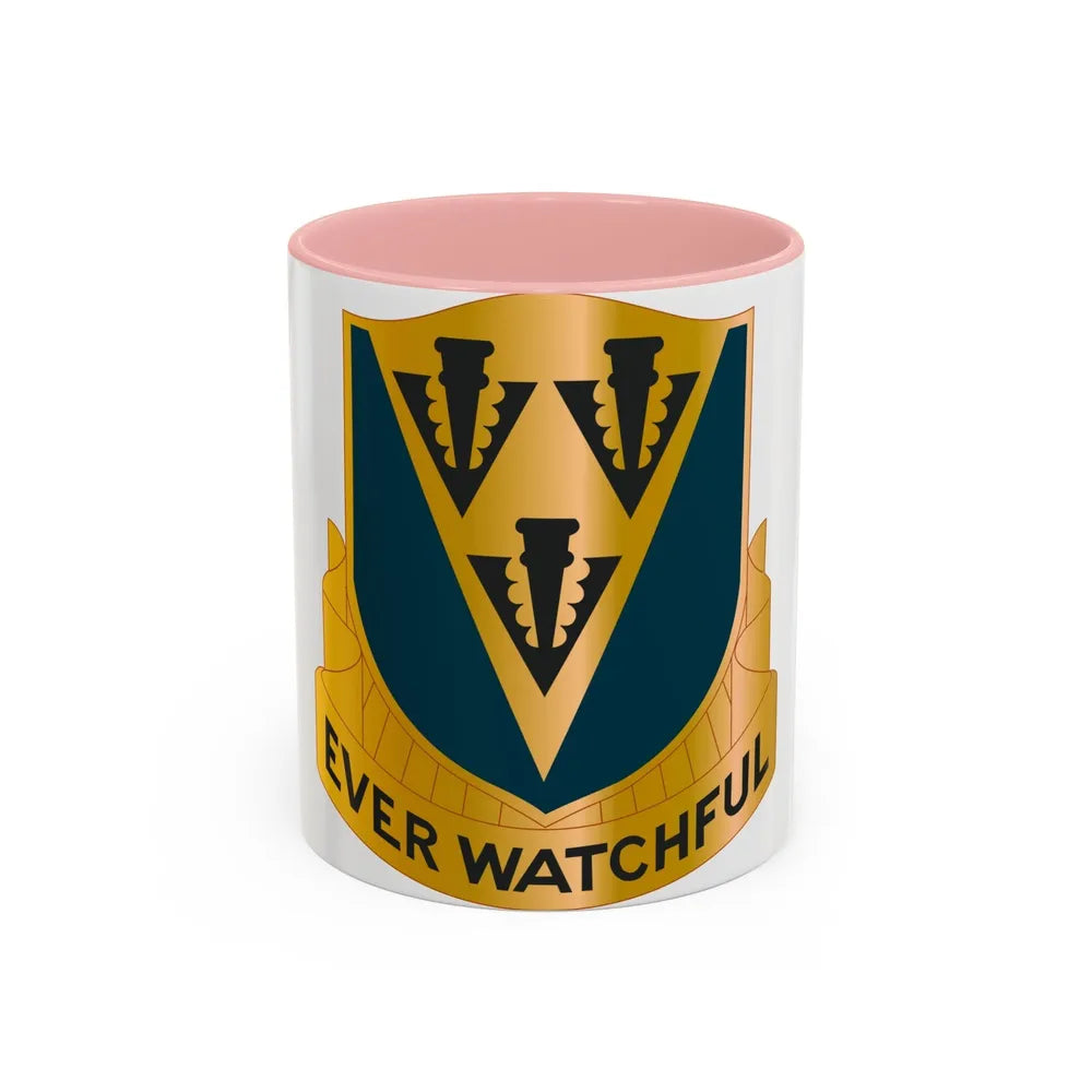 24 Aviation Regiment (U.S. Army) Accent Coffee Mug-11oz-Pink-Go Mug Yourself