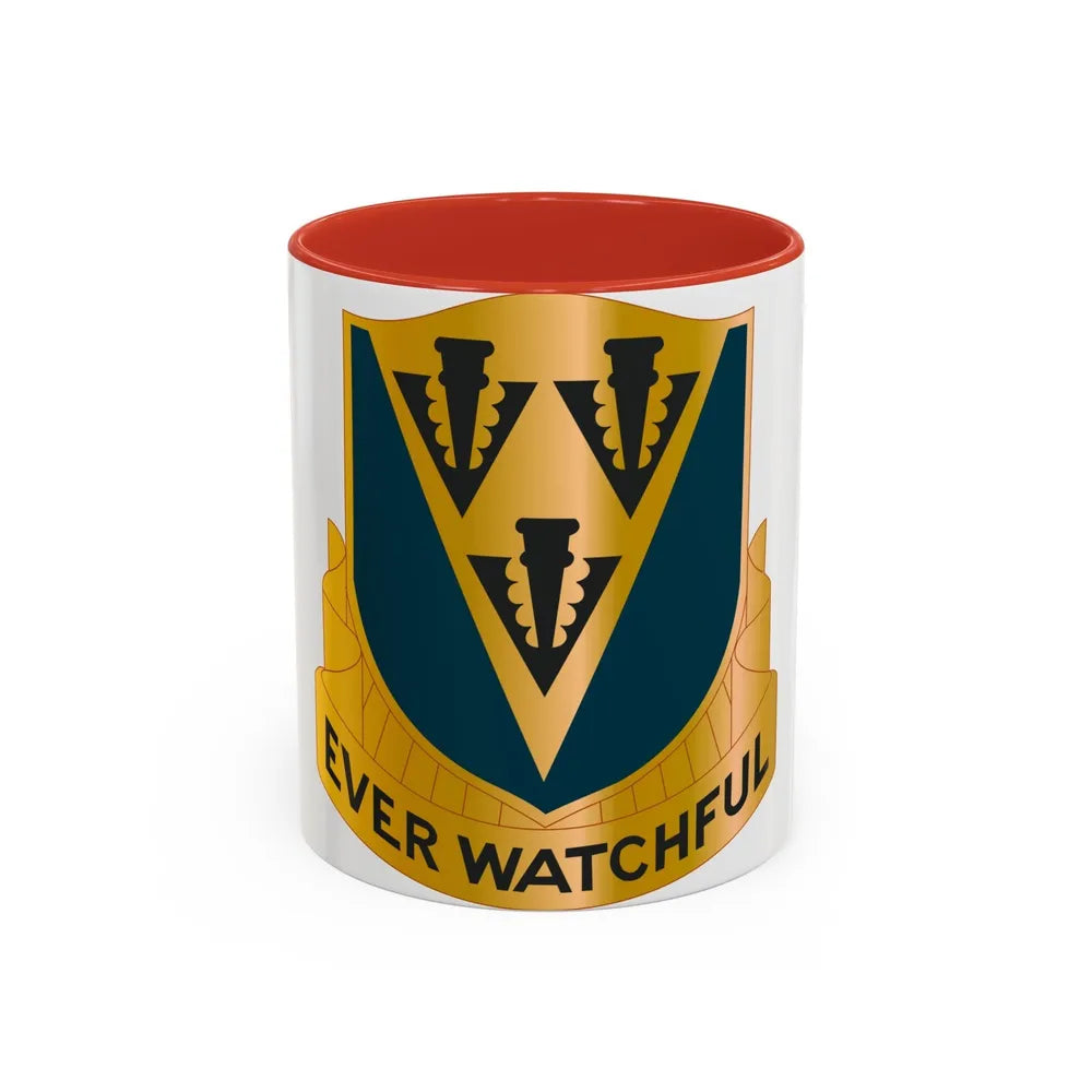 24 Aviation Regiment (U.S. Army) Accent Coffee Mug-11oz-Red-Go Mug Yourself