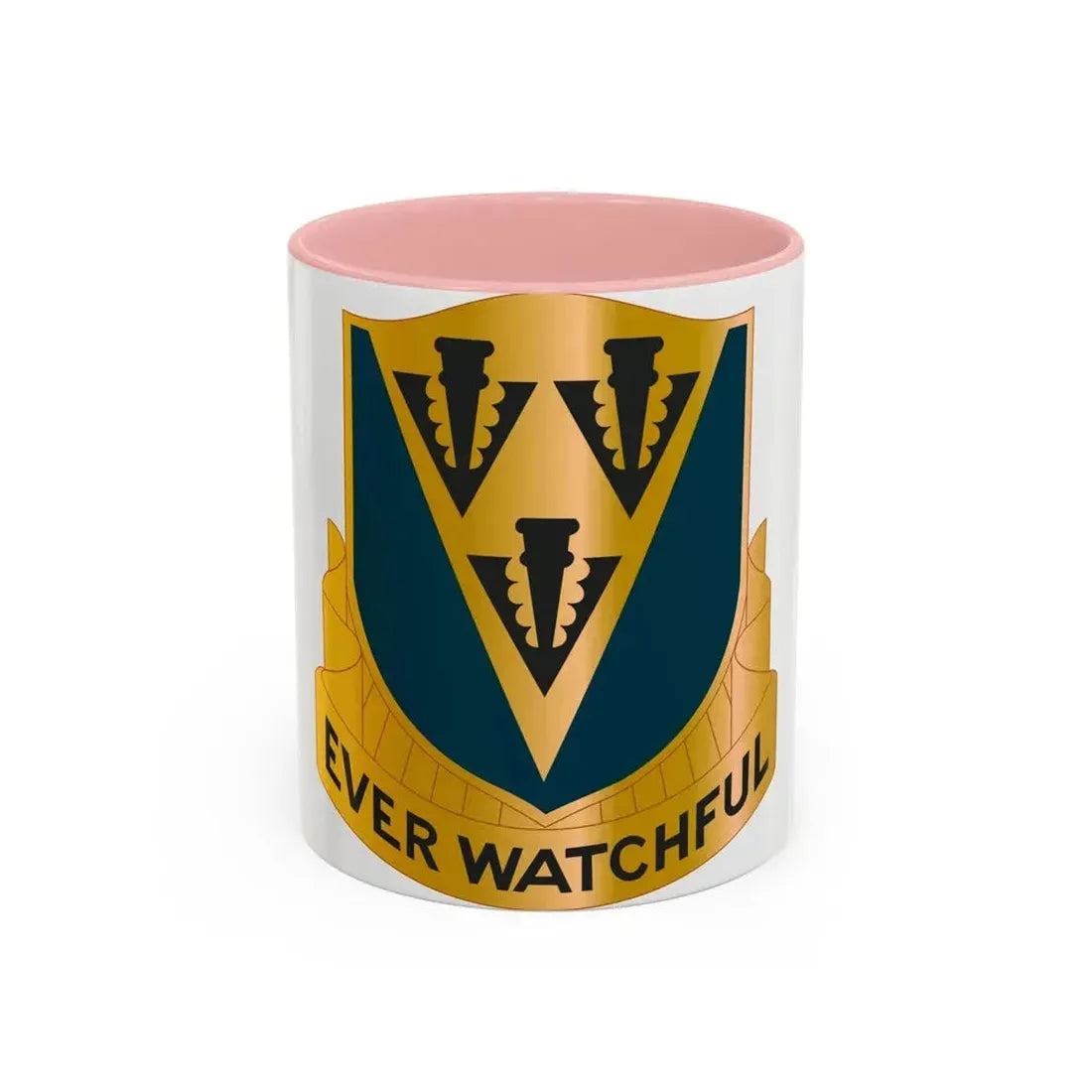 24 Aviation Regiment (U.S. Army) Accent Coffee Mug 11oz Pink - Go Mug Yourself