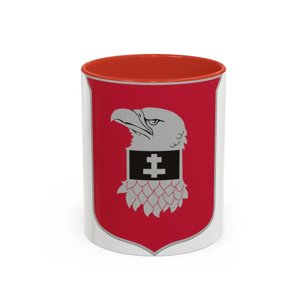 24 Engineer Battalion (U.S. Army) Accent Coffee Mug-11oz-Red-Go Mug Yourself