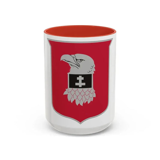 24 Engineer Battalion (U.S. Army) Accent Coffee Mug 15oz Red - Go Mug Yourself