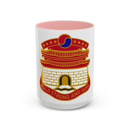 24 Engineer Group (U.S. Army) Accent Coffee Mug-15oz-Pink-Go Mug Yourself