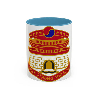 24 Engineer Group (U.S. Army) Accent Coffee Mug 11oz Light Blue - Go Mug Yourself