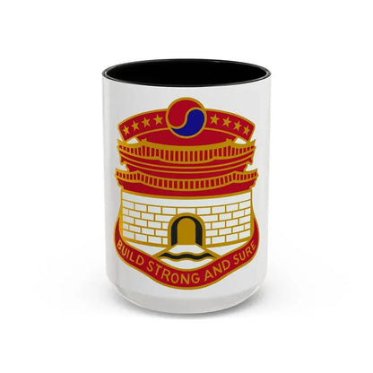 24 Engineer Group (U.S. Army) Accent Coffee Mug 15oz Black - Go Mug Yourself