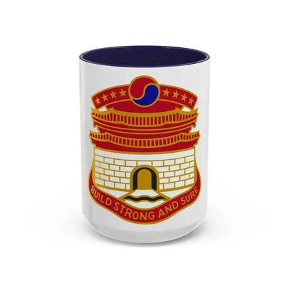 24 Engineer Group (U.S. Army) Accent Coffee Mug 15oz Navy - Go Mug Yourself