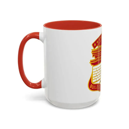 24 Engineer Group (U.S. Army) Accent Coffee Mug - Go Mug Yourself