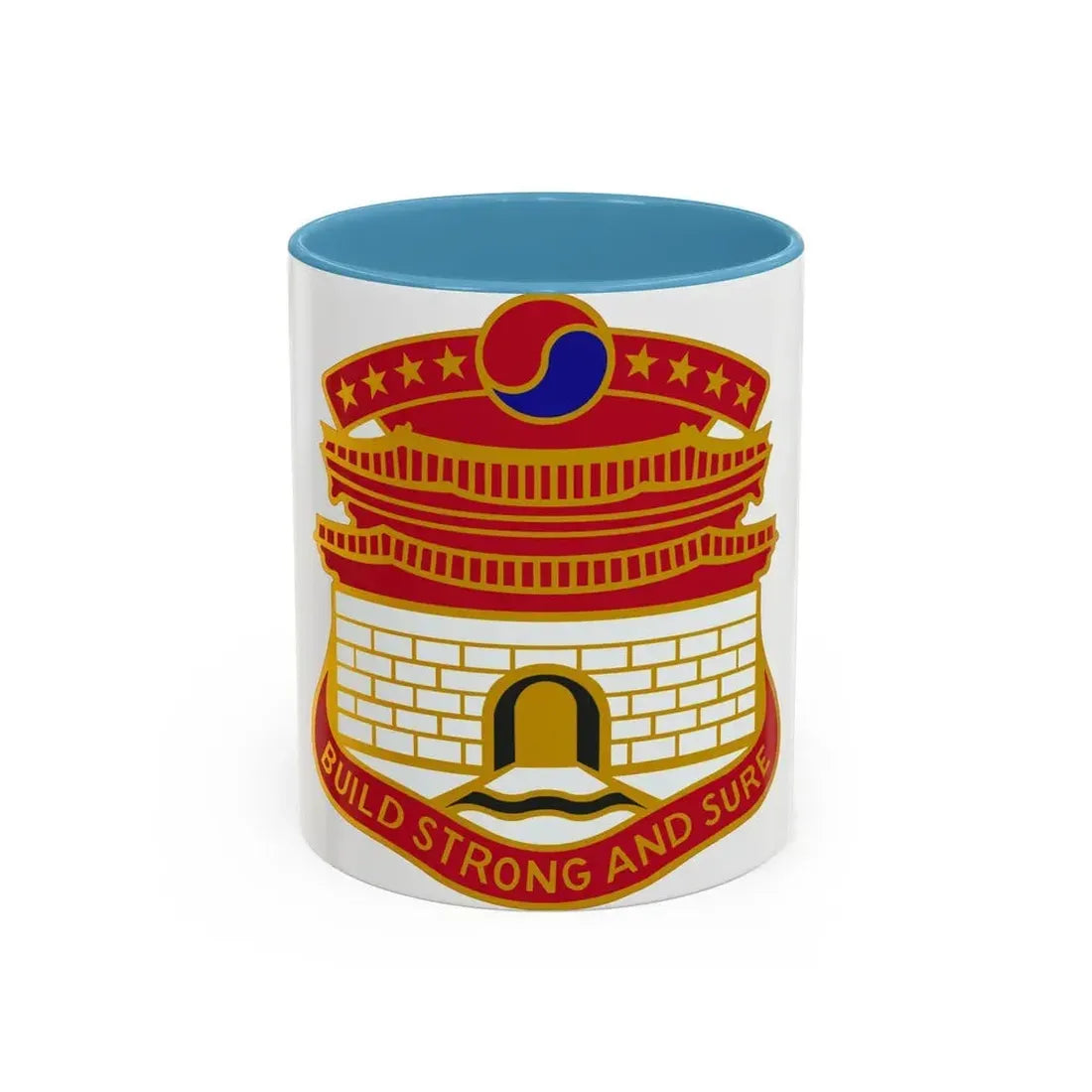 24 Engineer Group (U.S. Army) Accent Coffee Mug - Go Mug Yourself