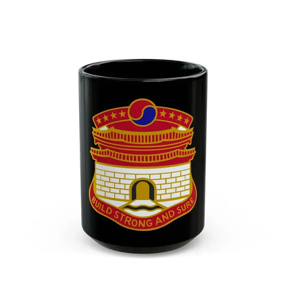 24 Engineer Group (U.S. Army) Black Coffee Mug 15oz - Go Mug Yourself