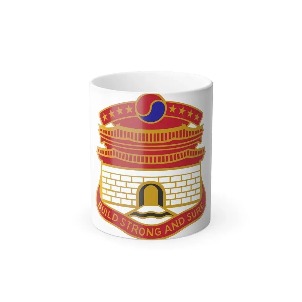 24 Engineer Group (U.S. Army) Color Changing Coffee Mug 11oz - Go Mug Yourself