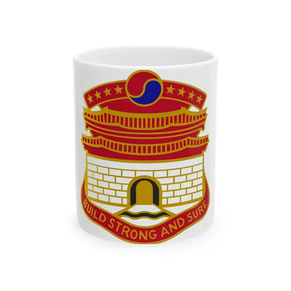24 Engineer Group (U.S. Army) White Coffee Mug 11oz - Go Mug Yourself