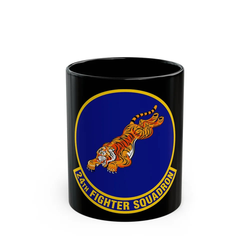 24 Fighter Squadron ACC (U.S. Air Force) Black Coffee Mug-11oz-Go Mug Yourself