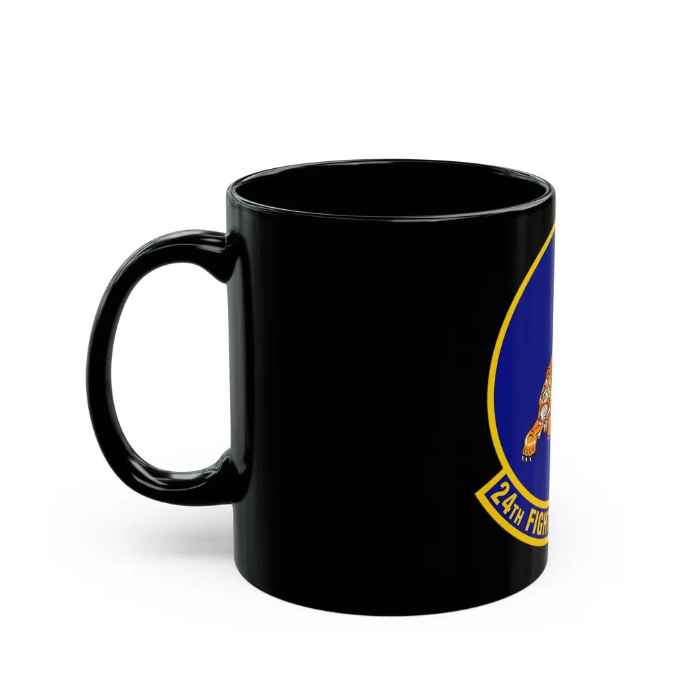 24 Fighter Squadron ACC (U.S. Air Force) Black Coffee Mug-Go Mug Yourself