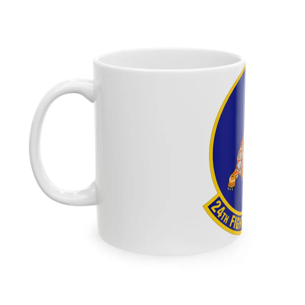 24 Fighter Squadron ACC (U.S. Air Force) White Coffee Mug-Go Mug Yourself