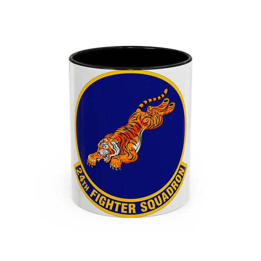 24 Fighter Squadron ACC (U.S. Air Force) Accent Coffee Mug 11oz Black - Go Mug Yourself
