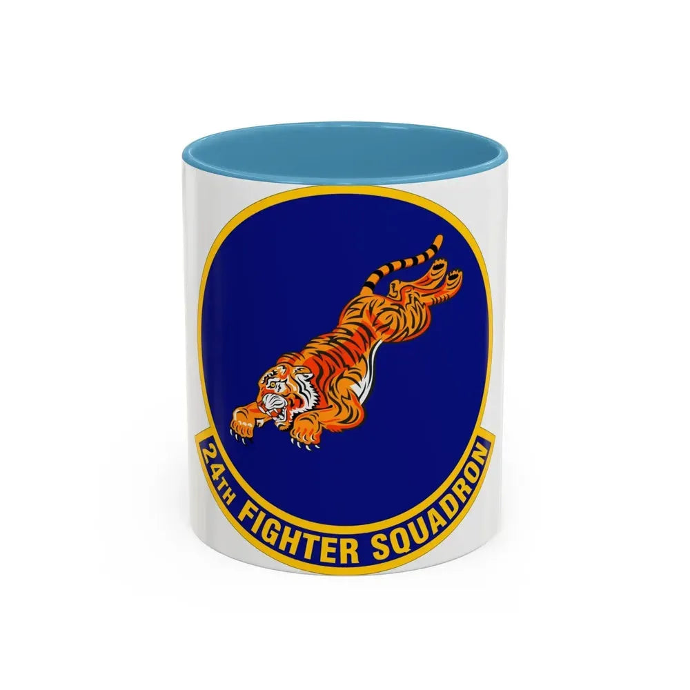 24 Fighter Squadron ACC (U.S. Air Force) Accent Coffee Mug 11oz Light Blue - Go Mug Yourself