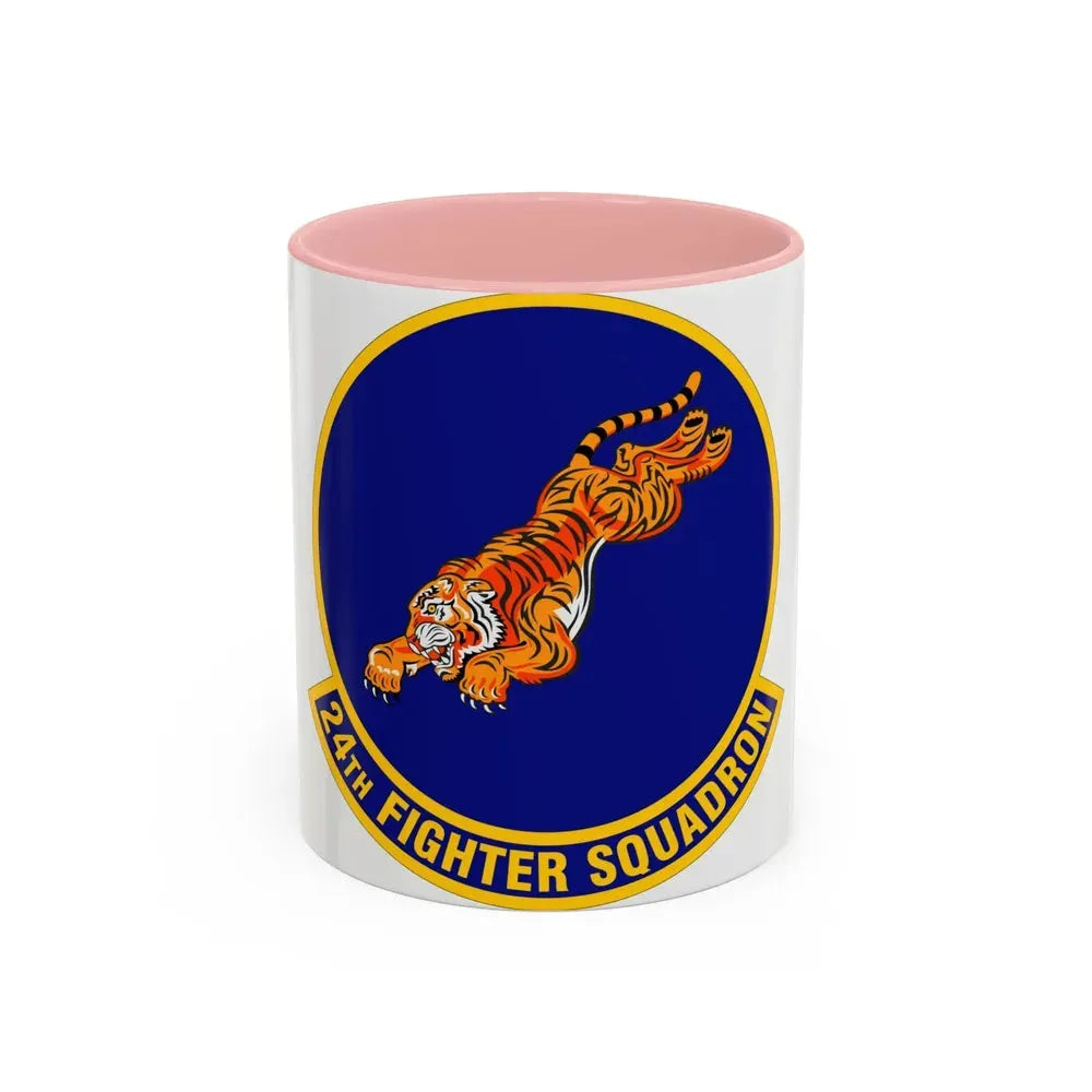 24 Fighter Squadron ACC (U.S. Air Force) Accent Coffee Mug 11oz Pink - Go Mug Yourself