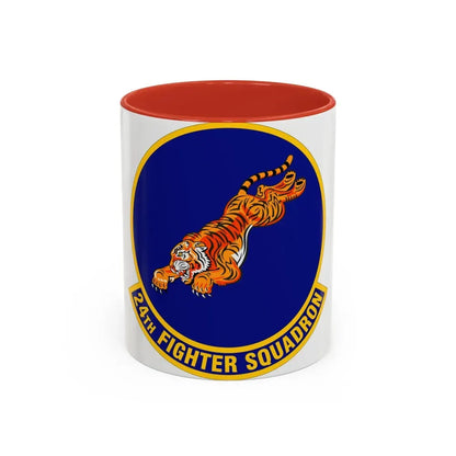 24 Fighter Squadron ACC (U.S. Air Force) Accent Coffee Mug 11oz Red - Go Mug Yourself