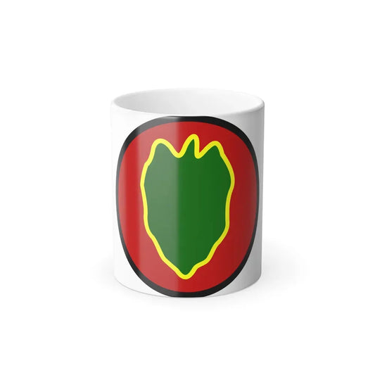 24 Infantry Division SSI (U.S. Army) Color Changing Coffee Mug 11oz - Go Mug Yourself