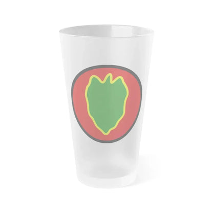 24 Infantry Division SSI (U.S. Army) Frosted Pint Glass 16oz Default Title - Go Mug Yourself