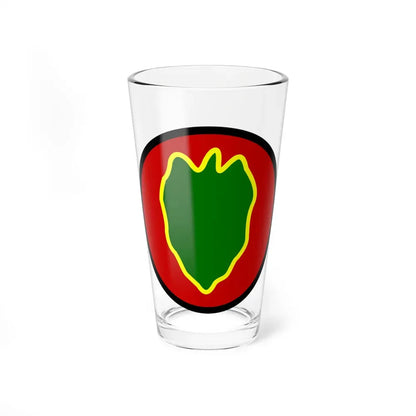 24 Infantry Division SSI (U.S. Army) Pint Glass 16oz 16oz - Go Mug Yourself
