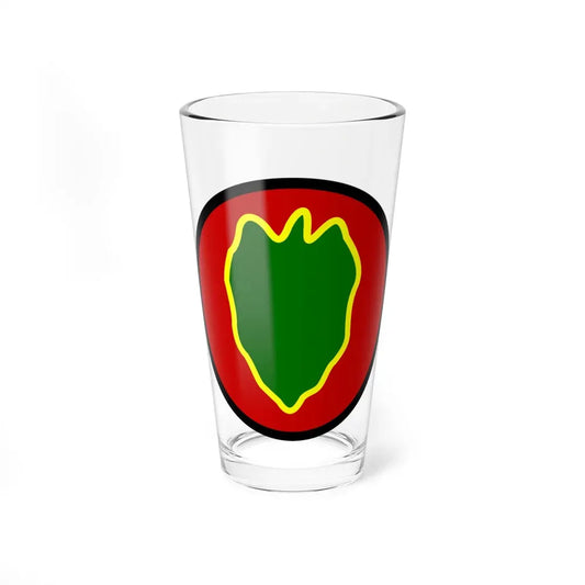 24 Infantry Division SSI (U.S. Army) Pint Glass 16oz 16oz - Go Mug Yourself