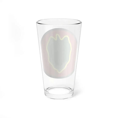 24 Infantry Division SSI (U.S. Army) Pint Glass 16oz - Go Mug Yourself