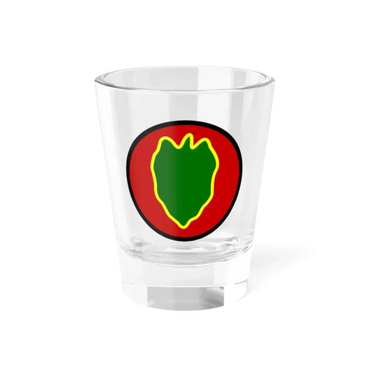 24 Infantry Division SSI (U.S. Army) Shot Glass 1.5oz 1.5oz - Go Mug Yourself